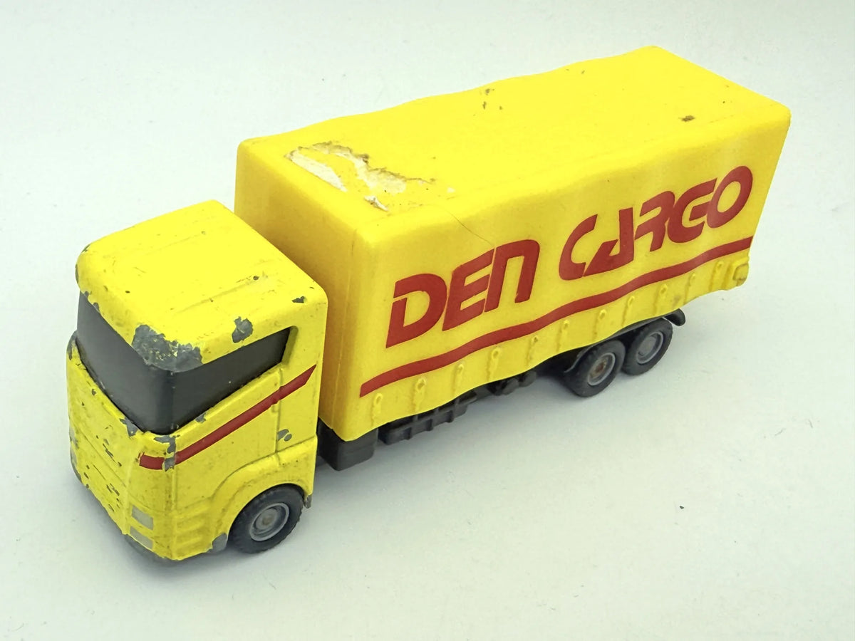 CIĘŻARÓWKA DEN CARGO, Teamsterz, Die cast FY7 7NY, Żółty, 1:64, Resoraki – zdjęcie 8