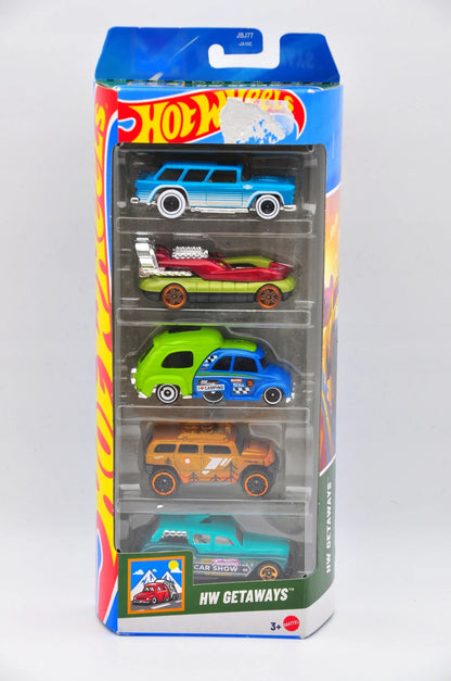 HW GETAWAYS Hot Wheels 2024 Wielokolorowy 1:64 5 pack HW 5 Pak – zdjęcie 7
