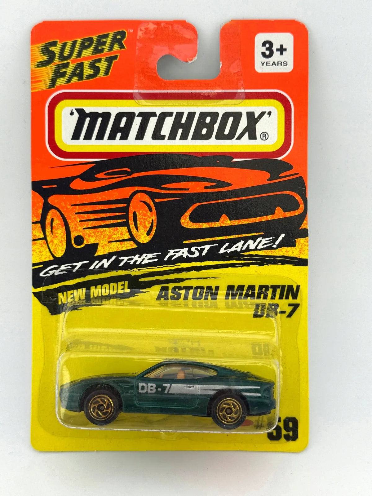 DB-7, Aston Martin, Resoraki, Die cast 59, Zielony, 1:64 – zdjęcie 9