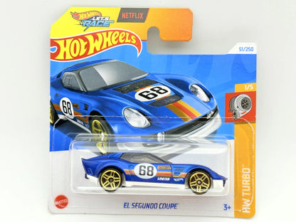 El Segundo Coupe Hot Wheels Niebieska 1:64 – zdjęcie 6