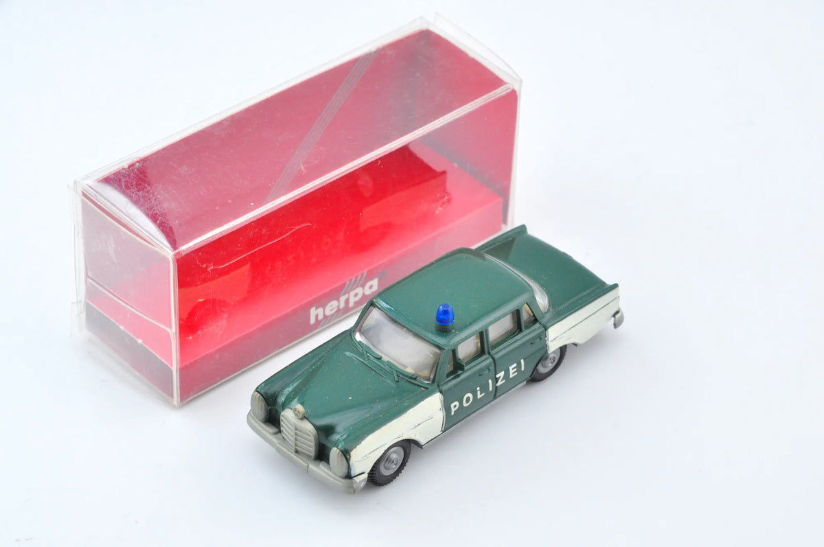 Mercedes 220, Herpa, Policja, Polizei, die cast resoraki, 1:87 – zdjęcie 11