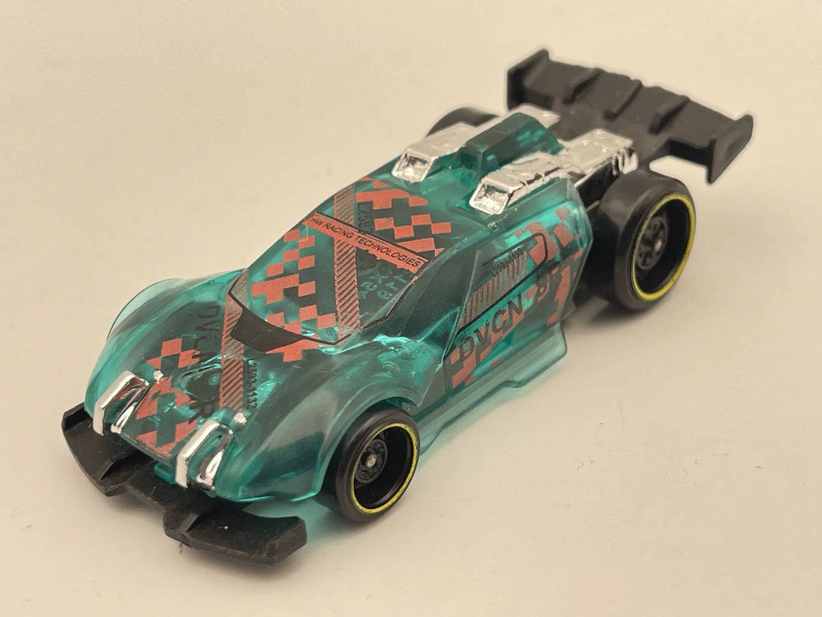 DAVANCENATOR, Hot Wheels 2020, Die cast GRX54 Zielono-Srebrny 1:64 Resoraki – zdjęcie 8