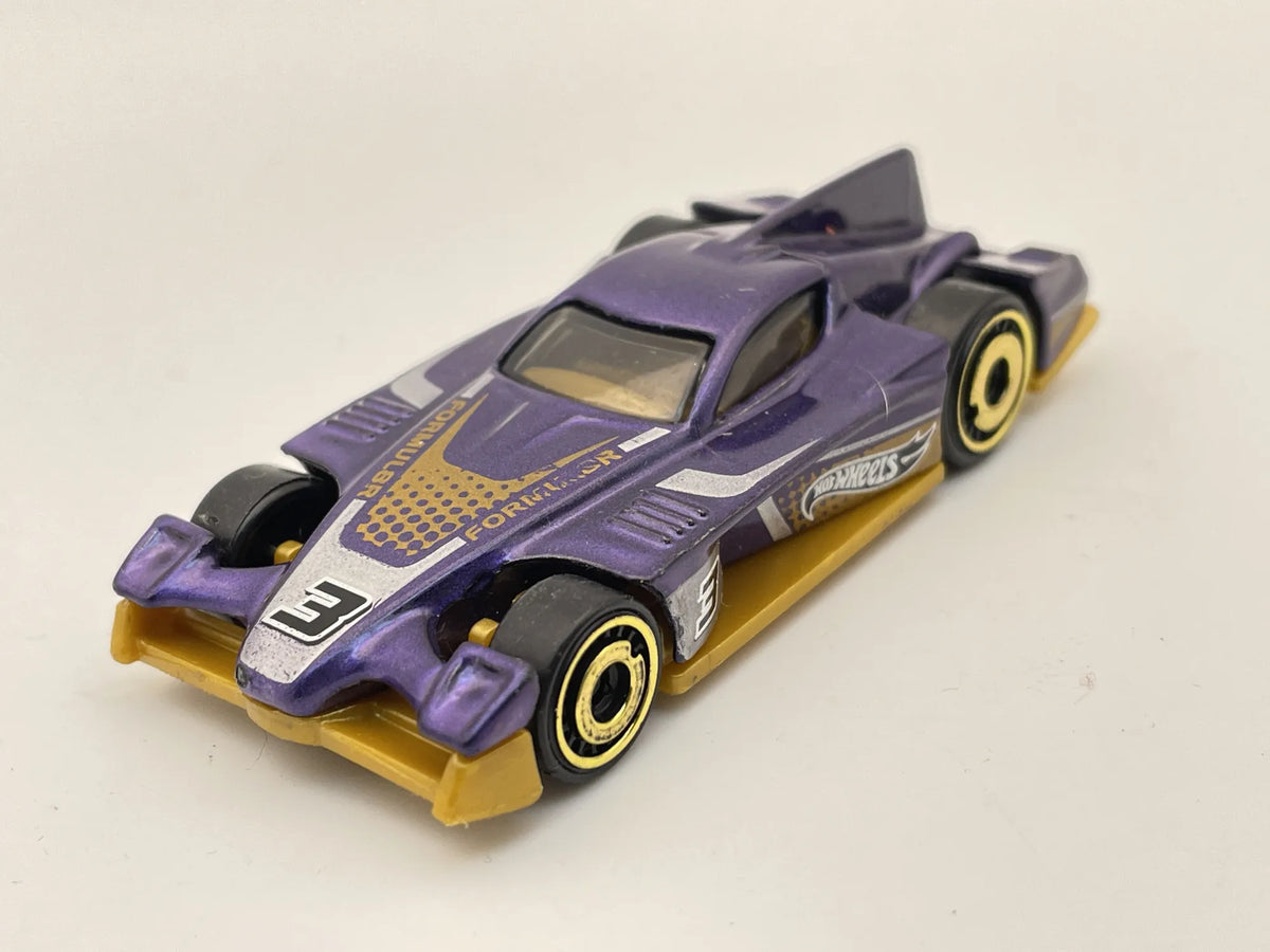 FORMUL8R, 3, Hot Wheels 2005, Die cast 1 NL, Fioletowy, 1:64, Resoraki – zdjęcie 8