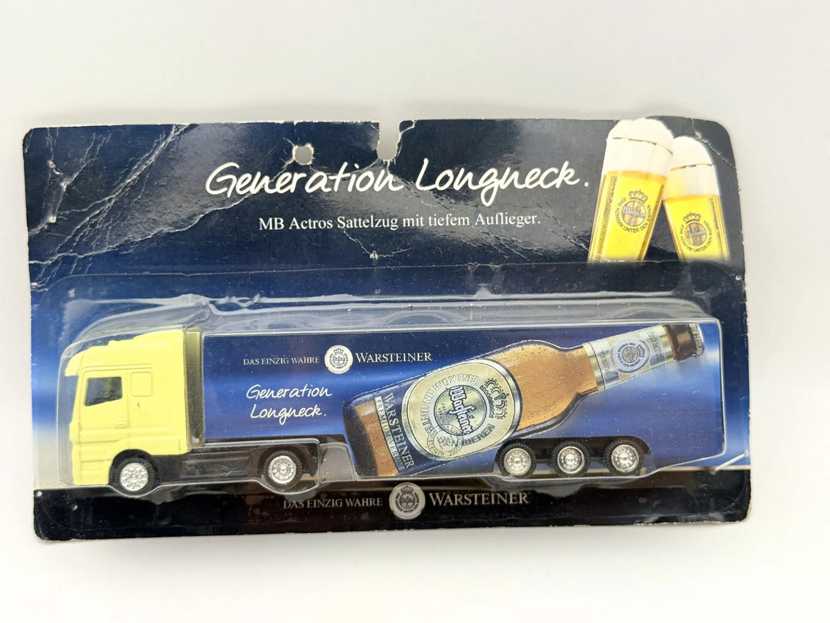 MERCEDES ACTROS SATTELZUG TIEFEM AUFLIEGER Dgd Werbeartikel Gmbh Żółty 1:87 – zdjęcie 6