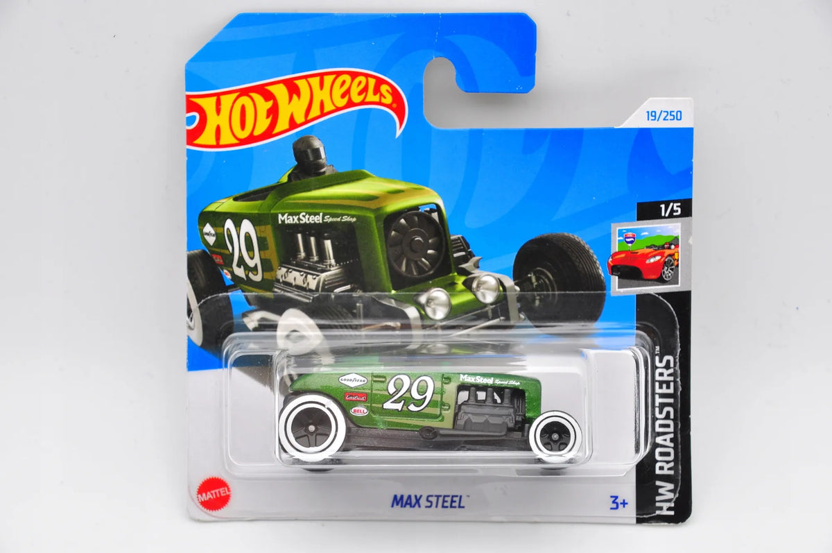 MAX STEEL Hot Wheels 2024 Zielony 1:64 – zdjęcie 9