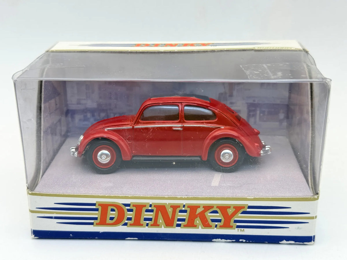 1951 VW VOLKSWAGEN BEETLE Dinky Toys '80 Czerwony 1:43 – zdjęcie 7