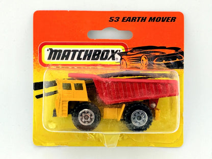 EARTH MOVER, Matchbox, Resoraki, Die cast 53, Żółty, 1:64 – zdjęcie 6