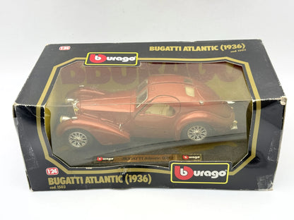 BUGATTI ATLANTIC (1936) Bburago Miedziany 1:24 Made in Italy – zdjęcie 9