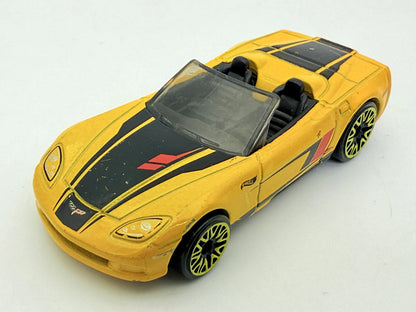 Corvette C6 Hot Wheels Żółty 1:64 – zdjęcie 8