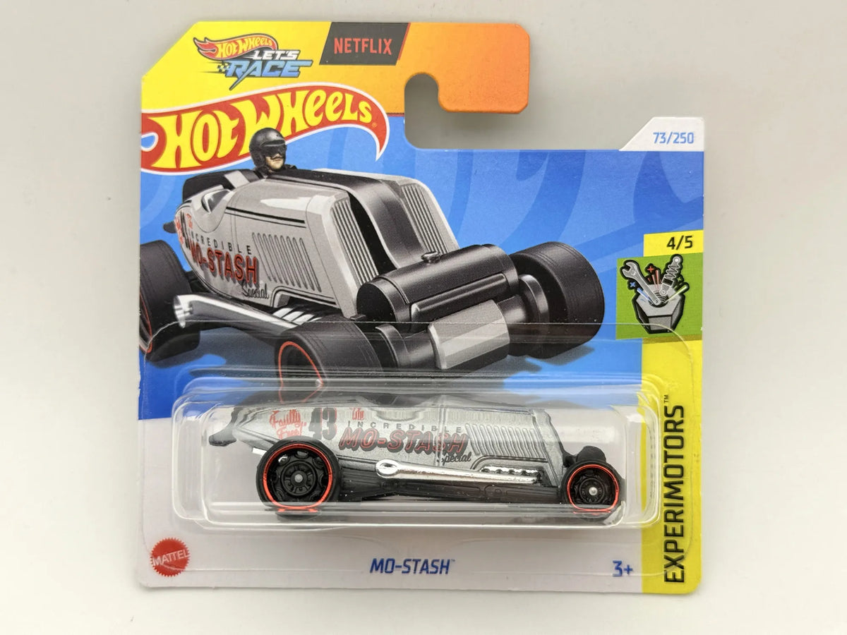 MO-STASH Experimentators Hot Wheels 2024 Srebrny 1:64 – zdjęcie 9