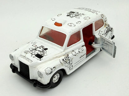 Austin London Taxi, Corgi, Made in Gt Britain, Die cast Resoraki Biały 1:64 – zdjęcie 12