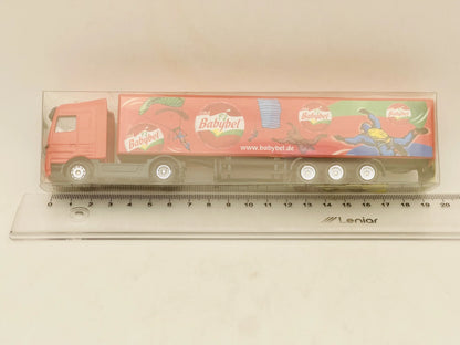 Mercedes Actros Grell 1:87 Ciężarówka Promocyjna Babybel Blister Czerwony – zdjęcie 5