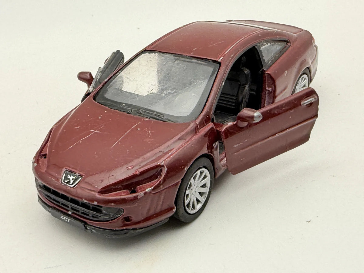 PEUGEOT 407 COUPE Welly Bordowy 1:40 – zdjęcie 8