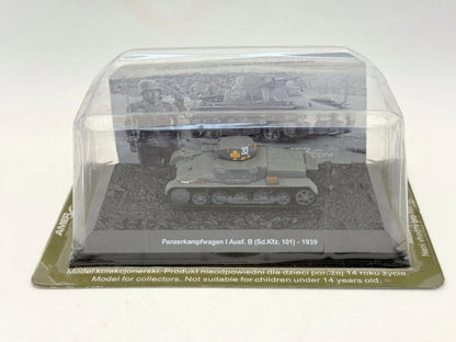 Czołg Panzerkampfwagen I Ausf. B Tanks of the World AmerCom Szary 1:72 – zdjęcie 7