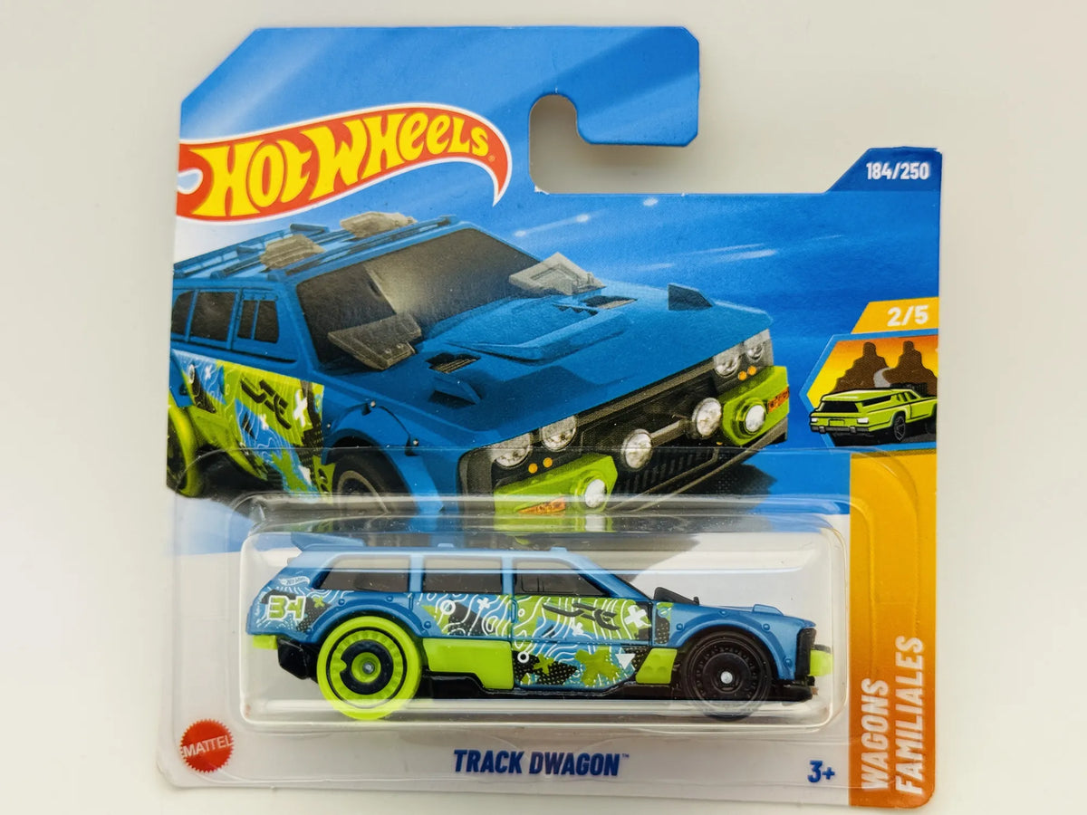 Track Dwagon Hot Wheels Wagons Familiales 1:64 Blister Niebieski – zdjęcie 6