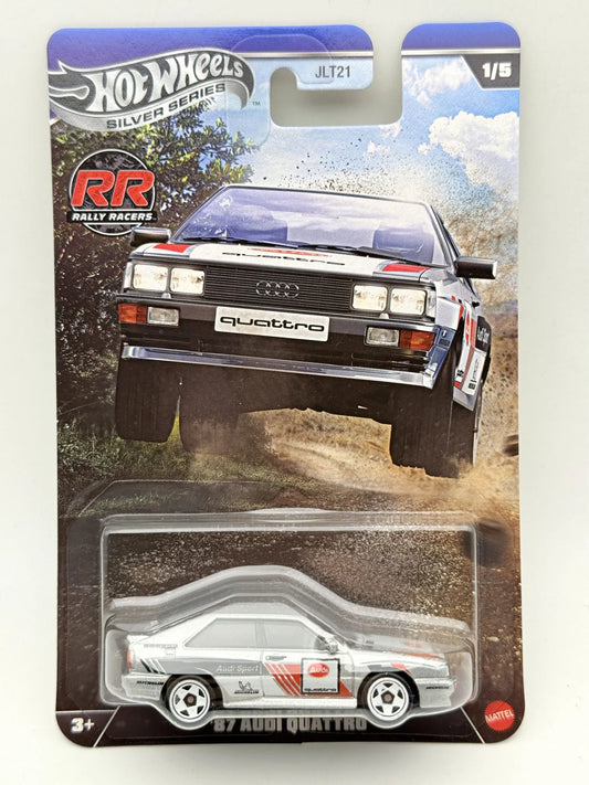'87 AUDI QUATTRO Hot Wheels Silver Hot Wheels 2025 Srebrny 1:64
