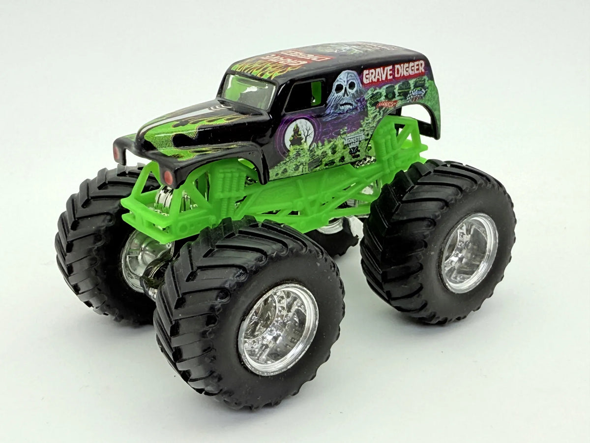 Grave Digger Hot Wheels Czarny 1:64 – zdjęcie 10