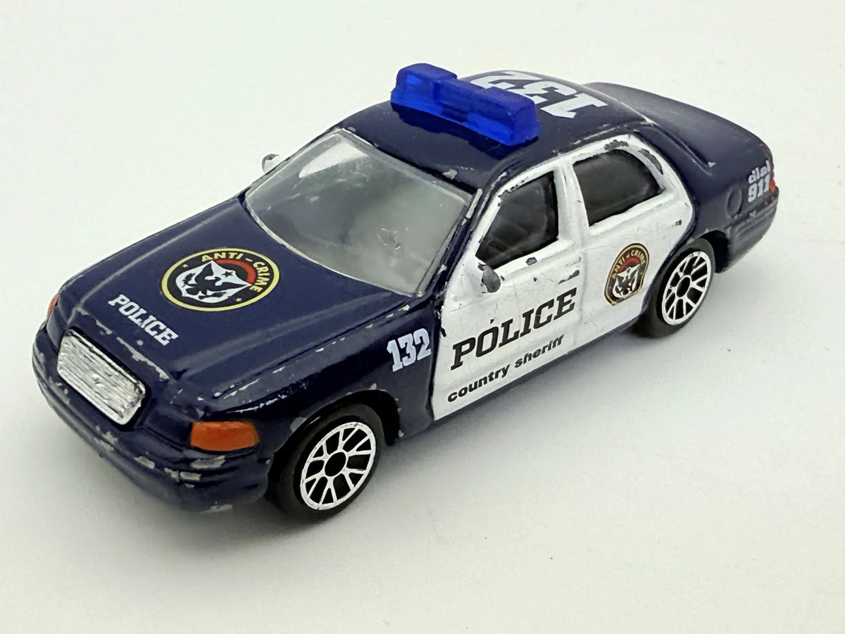 Ford Crown Victoria Realtoy Granatowy 1:64 – zdjęcie 8
