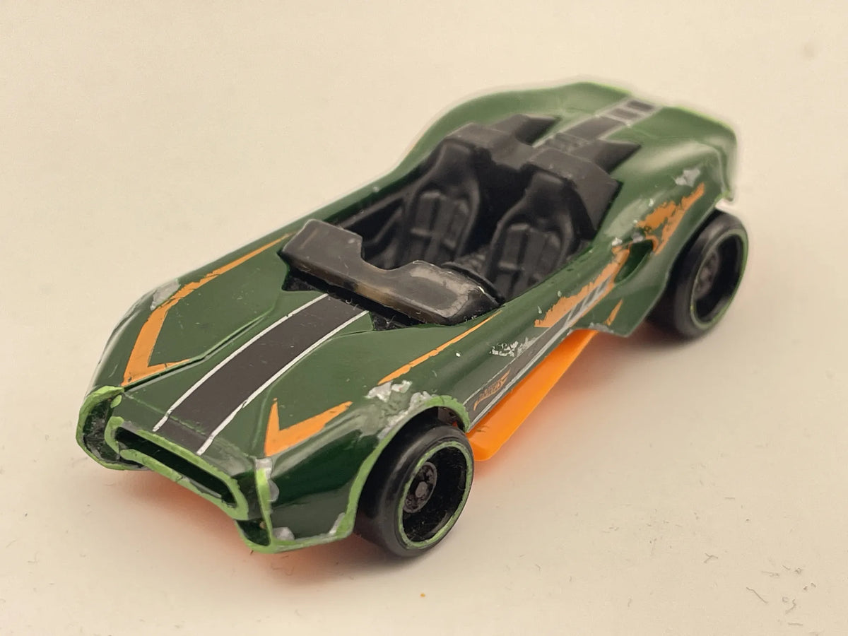 CARBONIC, Hot Wheels 2014, Die cast 1 NL, Zielony, 1:64, Resoraki – zdjęcie 7