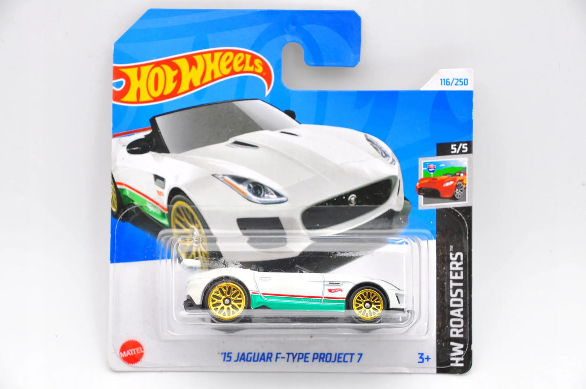 Jaguar F-Type Project 7 Hot Wheels 2024 Biały 1:64 – zdjęcie 9