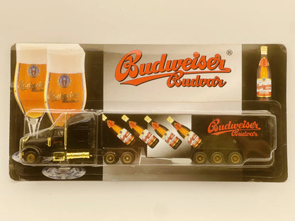 Freightliner FLD 120 Grell 1:87 Budweiser Budvar Czarny Blister Reklama – zdjęcie 7