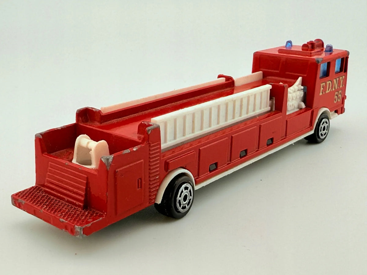 Pompier Grande Echelle Straż pożarna Majorette Czerwony 1:86 – zdjęcie 7