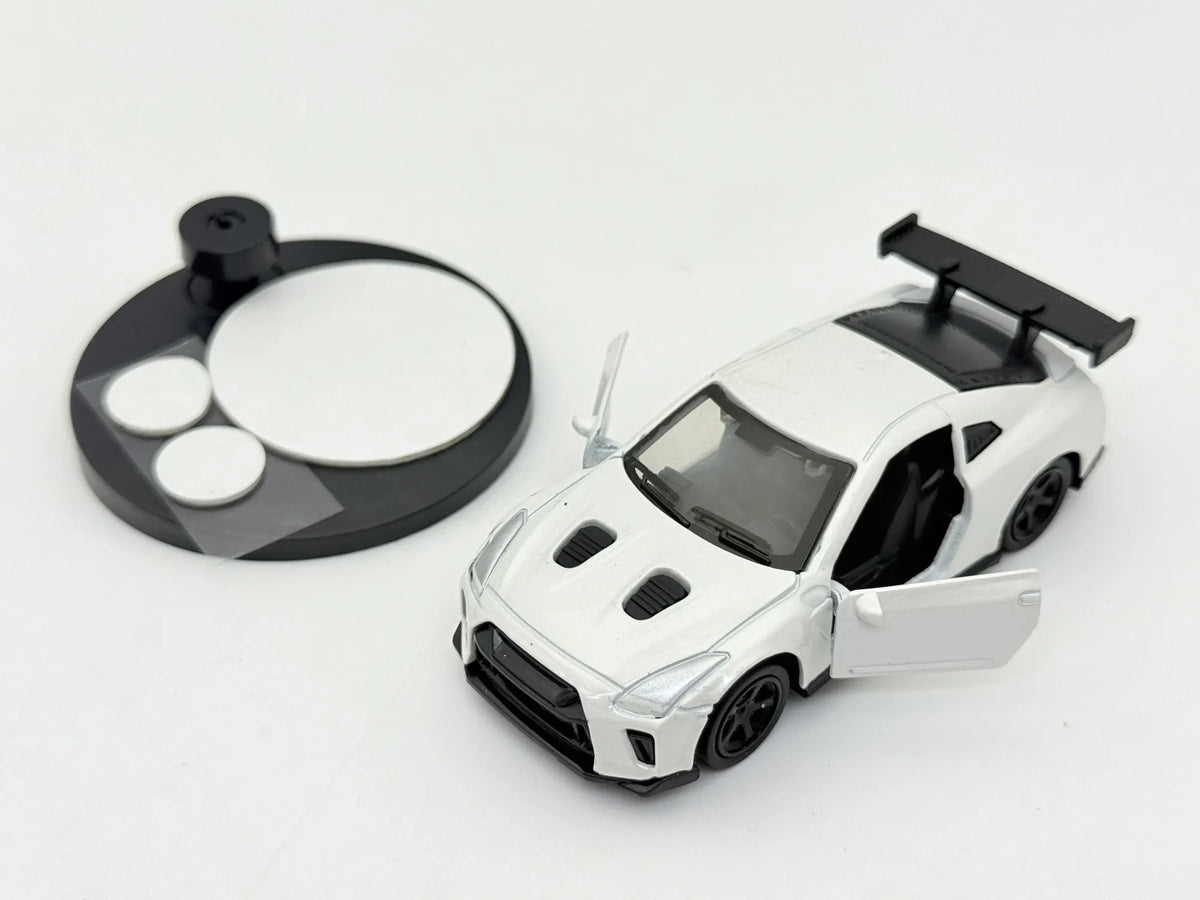 Nissan Gt-R Biały 1:64 + Stojak (Ekspozytor) na Model – zdjęcie 9
