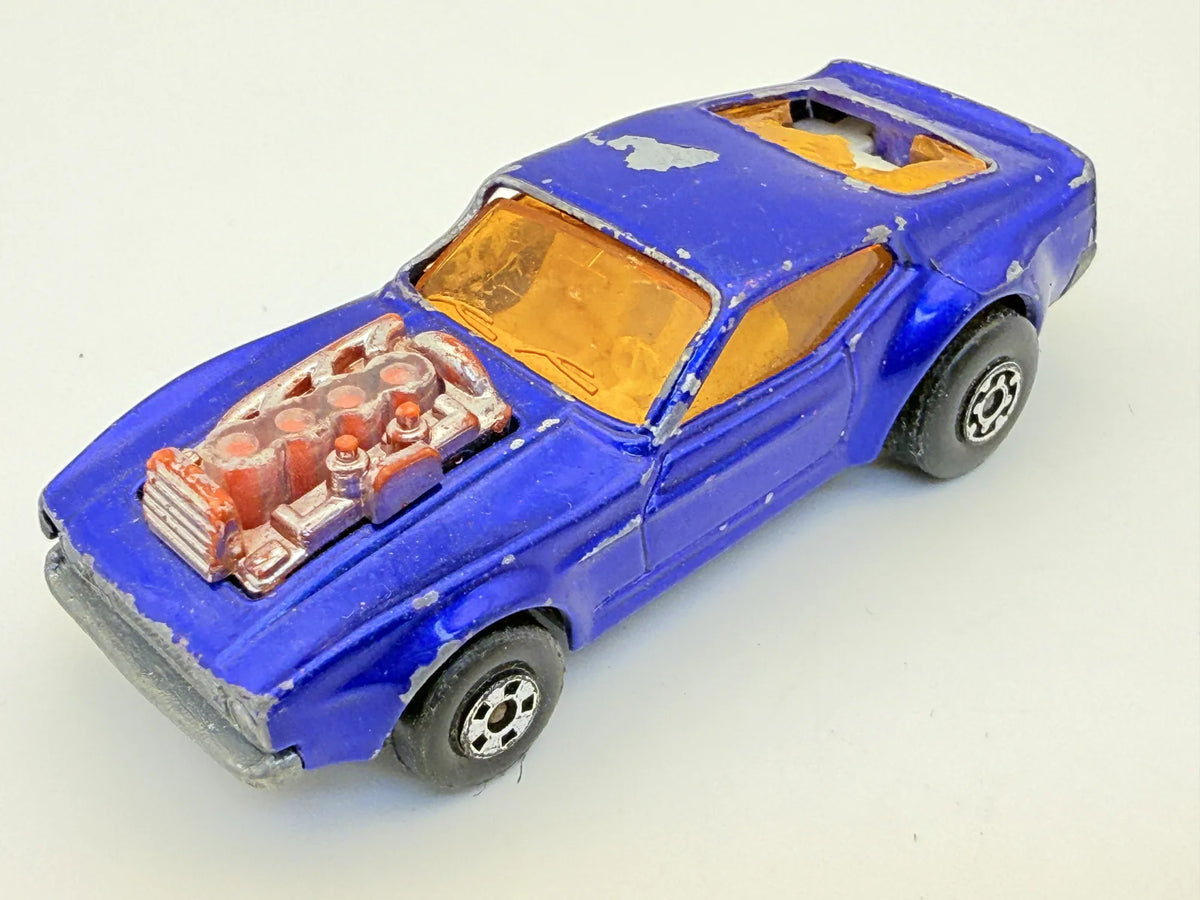 1970 MUSTANG PISTON POPPER, Matchbox, Made in England, Resoraki, 1:64 – zdjęcie 8