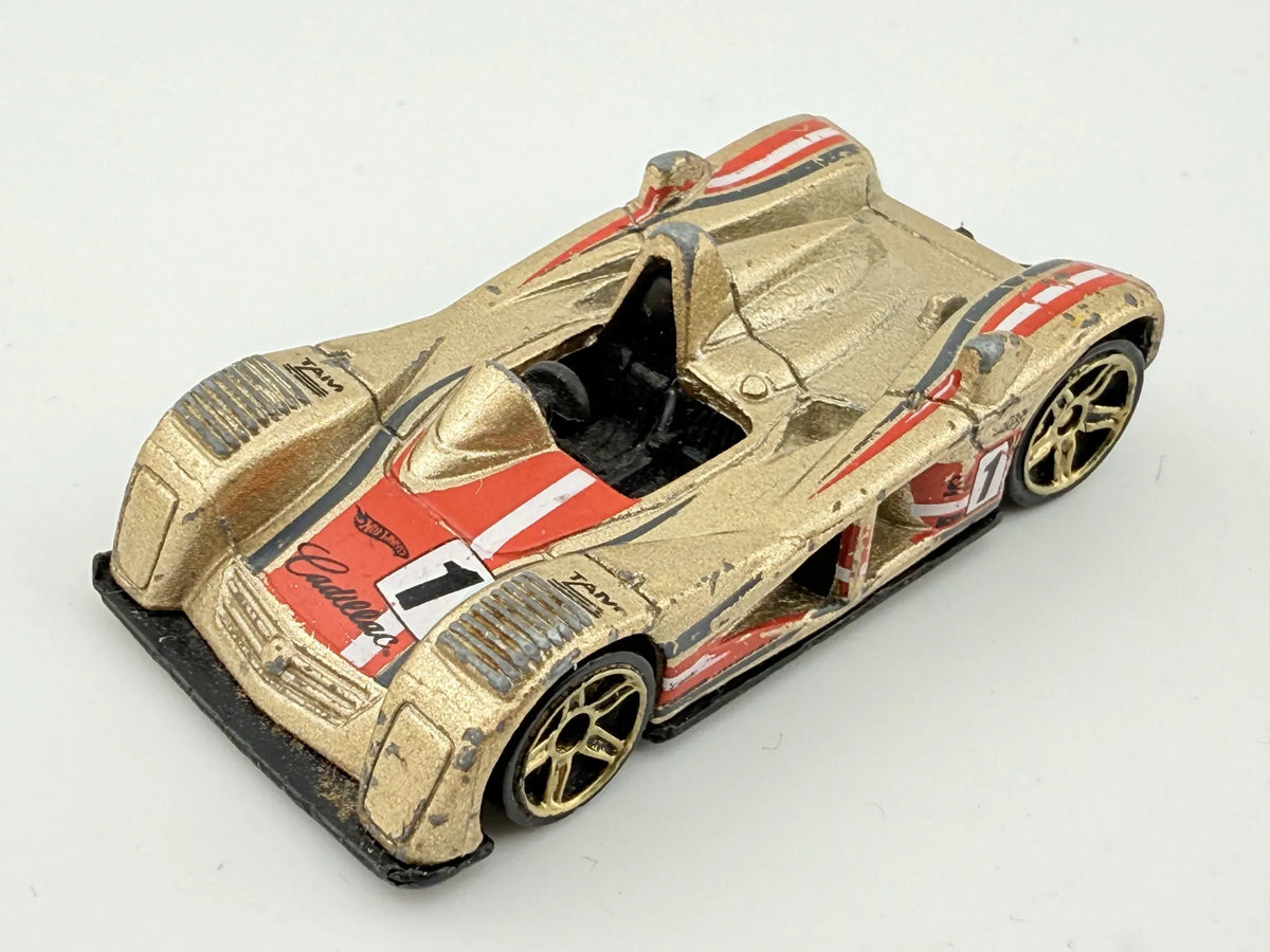 CADILLAC LMP, Hot Wheels 2000, Die cast GMT94, Złoty, 1:64, Resoraki – zdjęcie 8