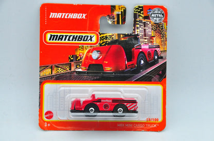 Mbx Mini Cargo Truck Matchbox 2021 Czerwony 1:64 – zdjęcie 9
