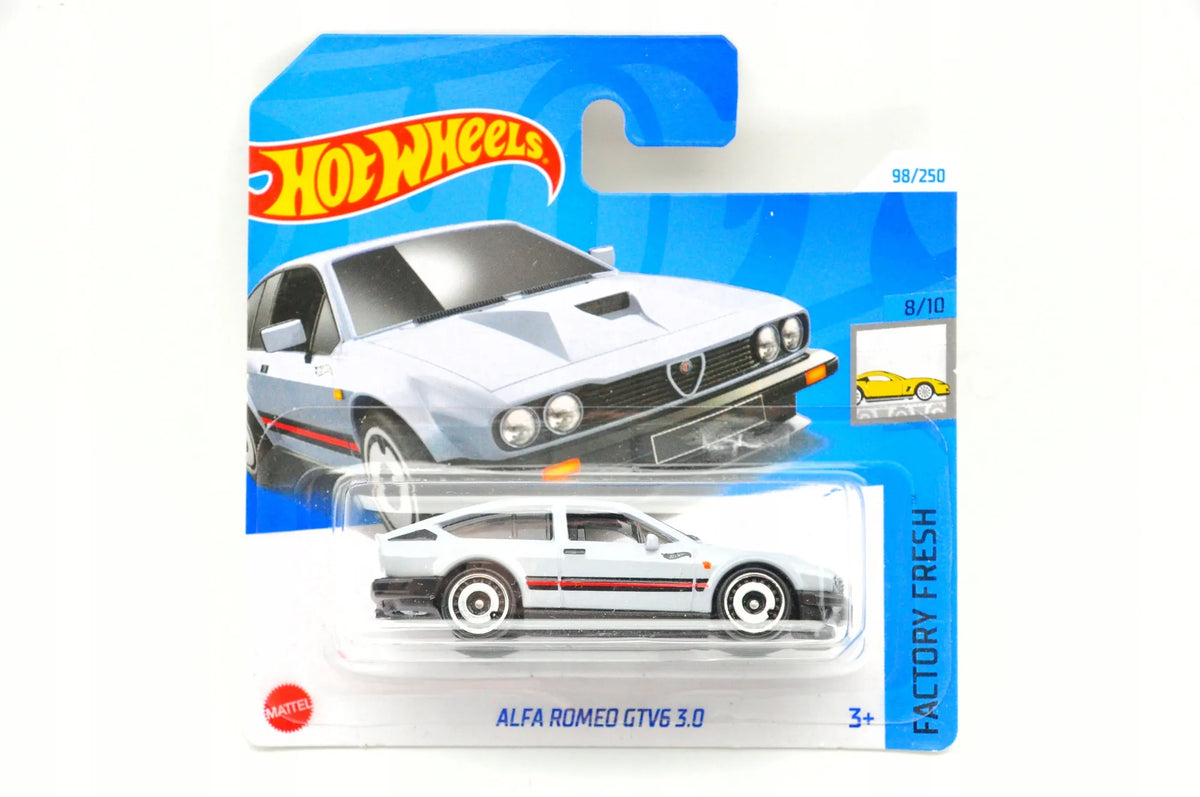 Alfa Romeo Gtv6 3.0 Hot Wheels 2024 Biały 1:64 – zdjęcie 9