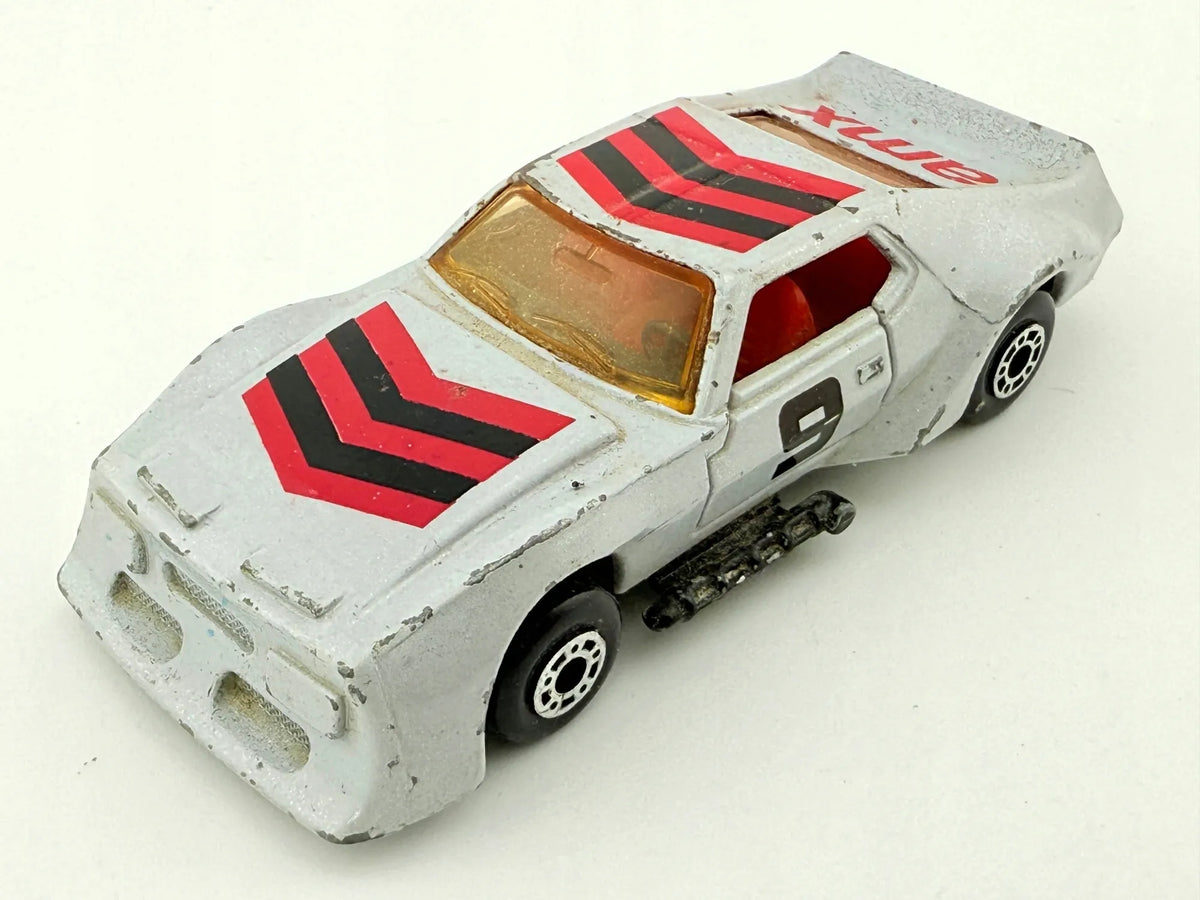 AMX PRO-STOCKER Matchbox '70 Srebrny 1:64 Made in Macau – zdjęcie 10