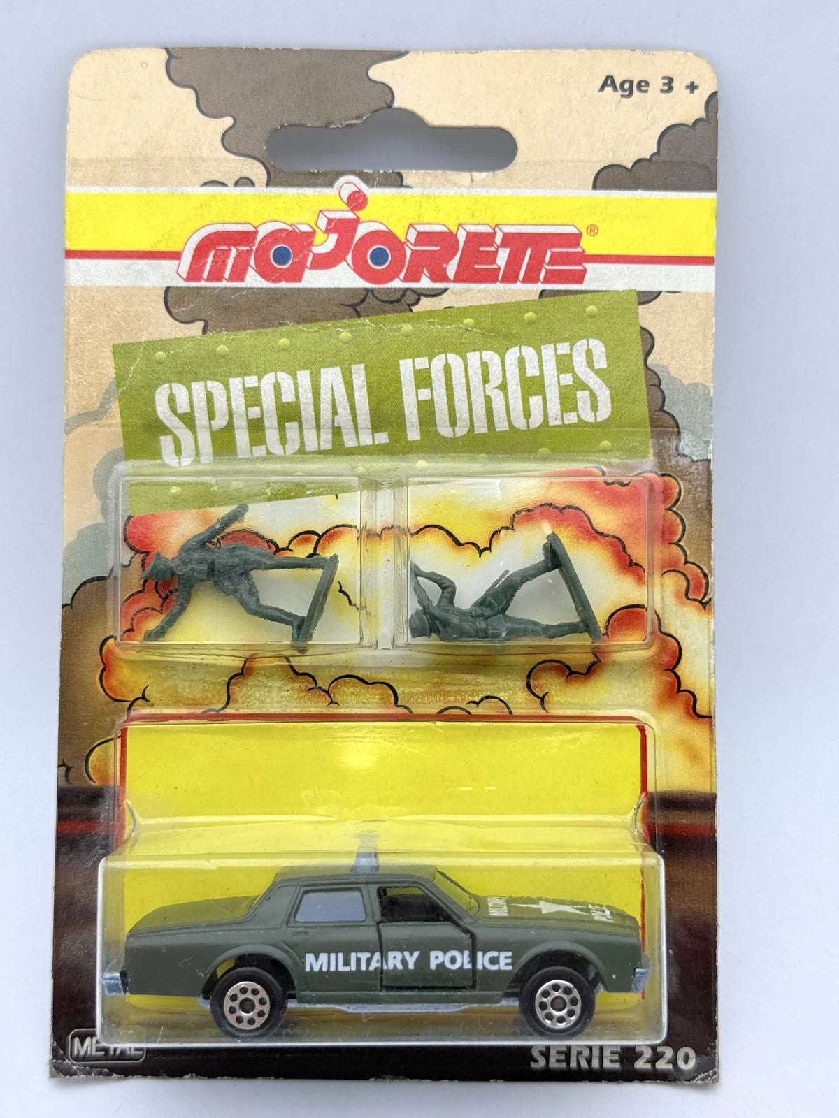 CHEVROLET IMPALA MILITARY POLICE Special Forces Majorette 1980 Zielony 1:64 – zdjęcie 9