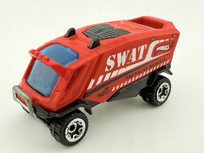 AERO POD, SWAT, Hot Wheels 2014, Resoraki, Die cast K05, Czerwony, 1:64 – zdjęcie 10
