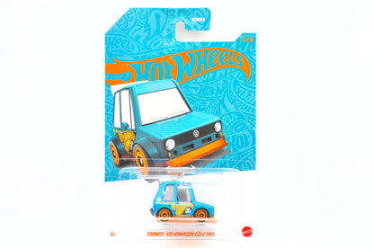 TOONED VOLKSWAGEN GOLF MK1 Hot Wheels 2023 Niebieski 1:64 – zdjęcie 9