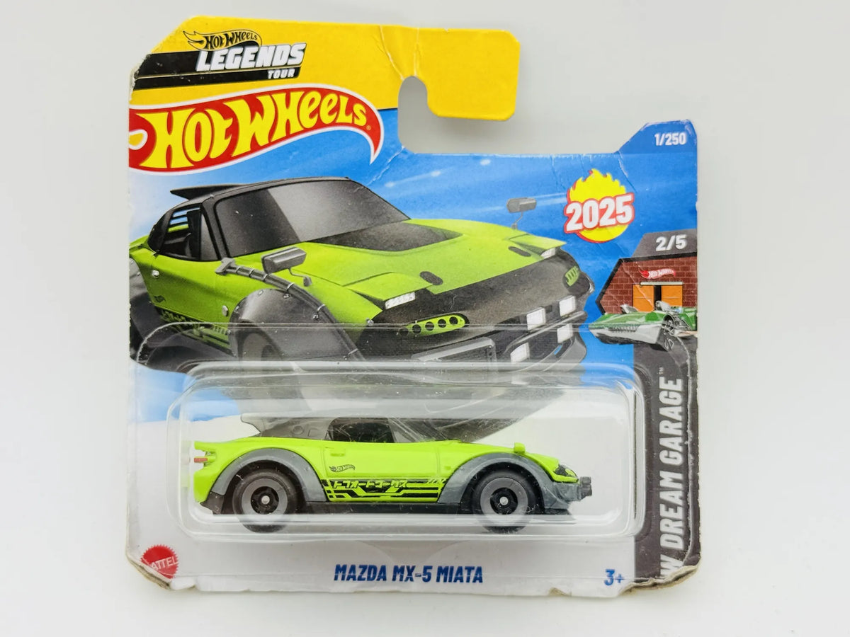 Mazda MX-5 Miata Hot Wheels 13,99 HW Dream Garage 1:64 Blister Zielony – zdjęcie 4