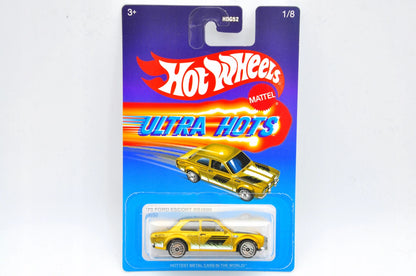 '70 FORD ESCORT RS1600, Hot Wheels 2024, Die cast JBY60 HDG52, Złoty, 1:64 – zdjęcie 9