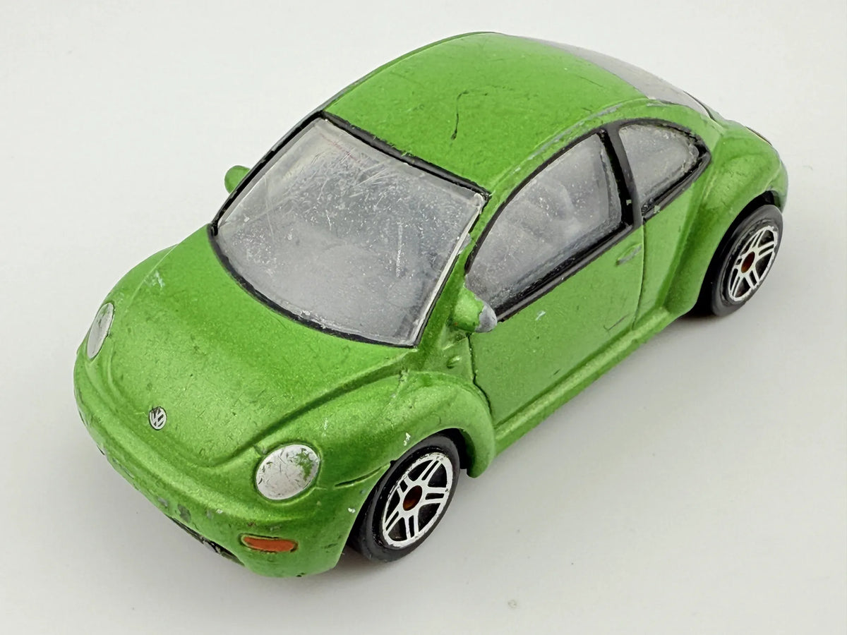 VW NEW BEETLE, Realtoy, Die cast 163526, Zielony, 1:60, Resoraki – zdjęcie 8