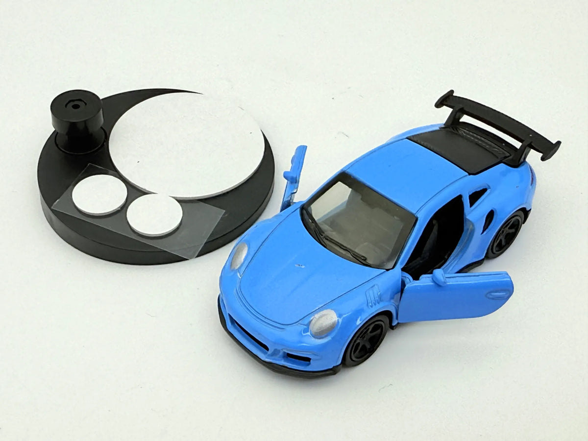 Porsche 911 Niebieski 1:55 + Stojak (Ekspozytor) na Model – zdjęcie 8
