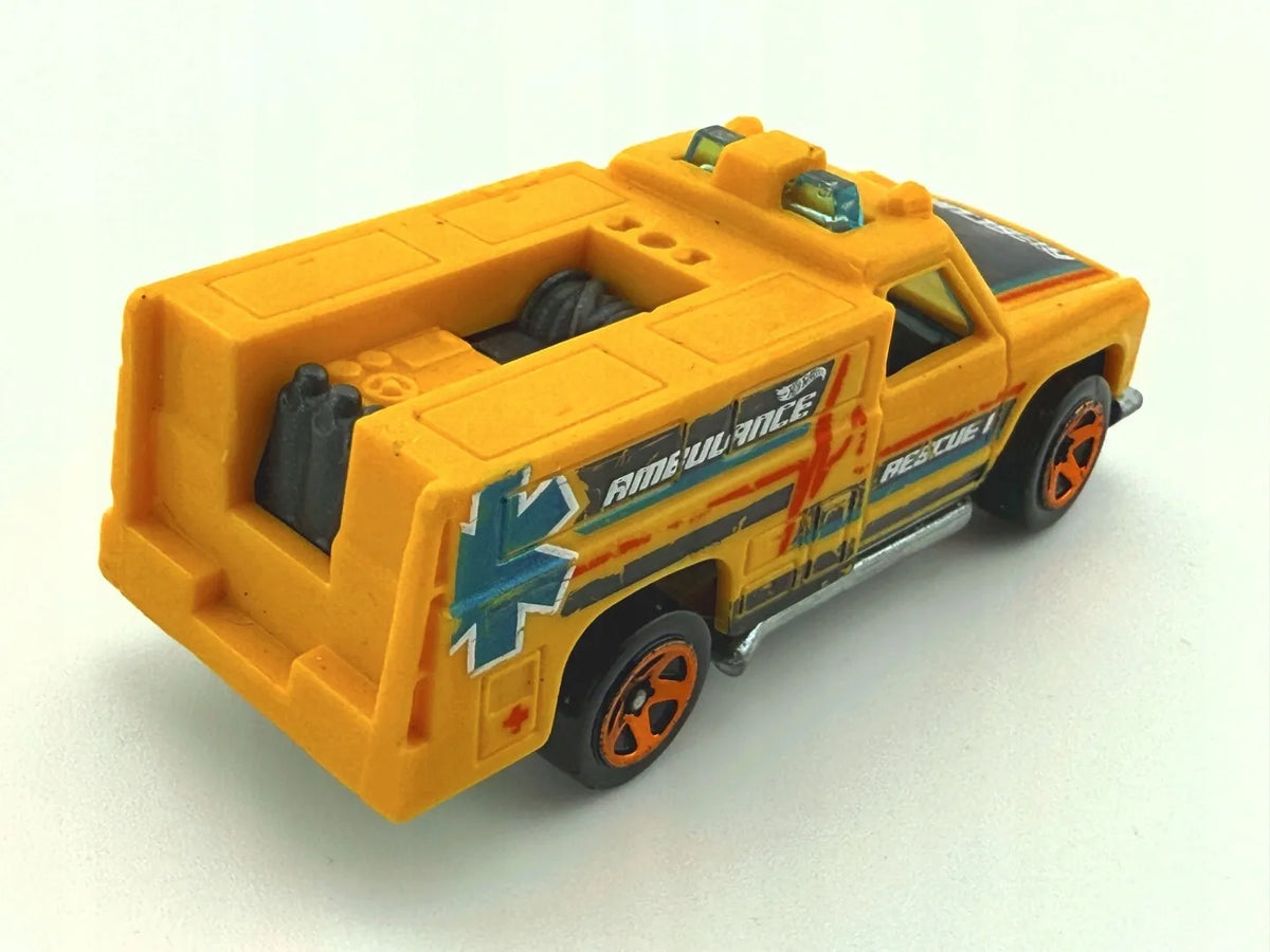 Hw Rapid Responder Hot Wheels Żółty 1:64 – zdjęcie 6
