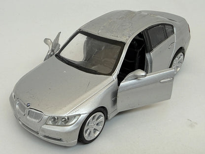 BMW 3SERIES, Unbranded, Die cast, Srebrny, 1:37, Resoraki – zdjęcie 9