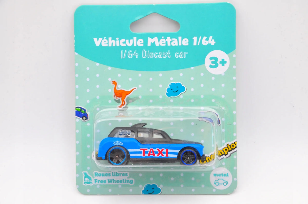 Taxi Champion Niebieski, 1:64 Vehicule Metale – zdjęcie 9