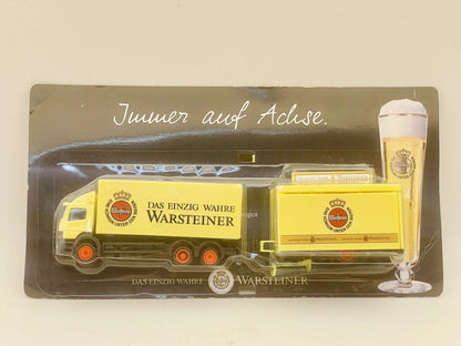 Mb-Atego Grell 1:87 Ciężarówka Promocyjna WARSTEINER Blister Żółty – zdjęcie 6