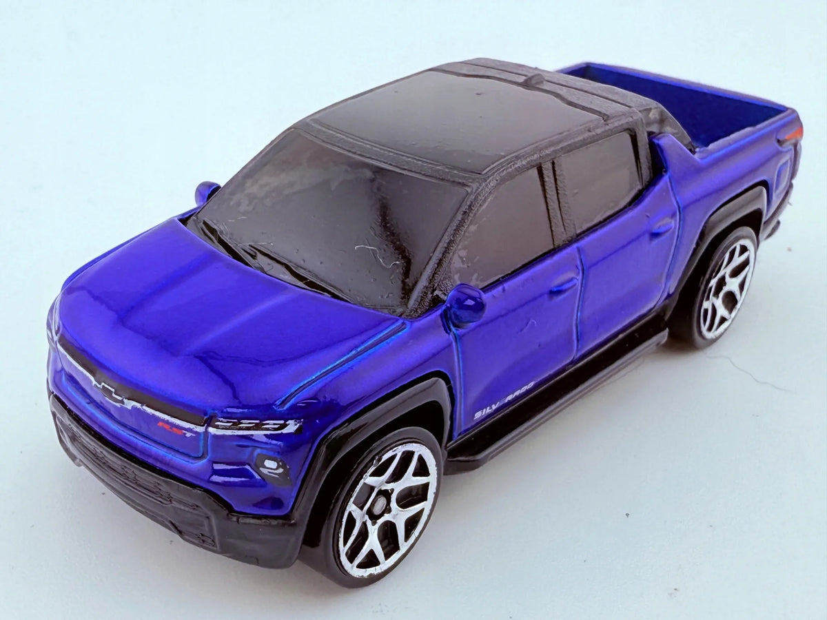 SILVERADO EV RST, Hot Wheels 2023, HRY63, Niebieski,, 1:64, Resoraki – zdjęcie 9