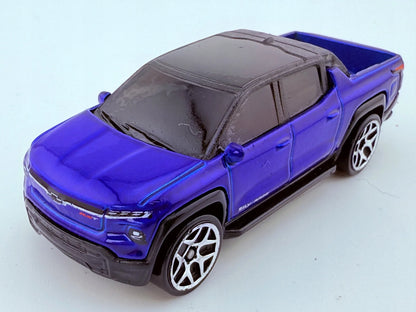 SILVERADO EV RST, Hot Wheels 2023, HRY63, Niebieski,, 1:64, Resoraki – zdjęcie 9
