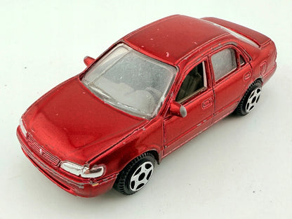 TOYOTA COROLLA, Resoraki, Die cast 79042, Czerwony, 1:64 – zdjęcie 10