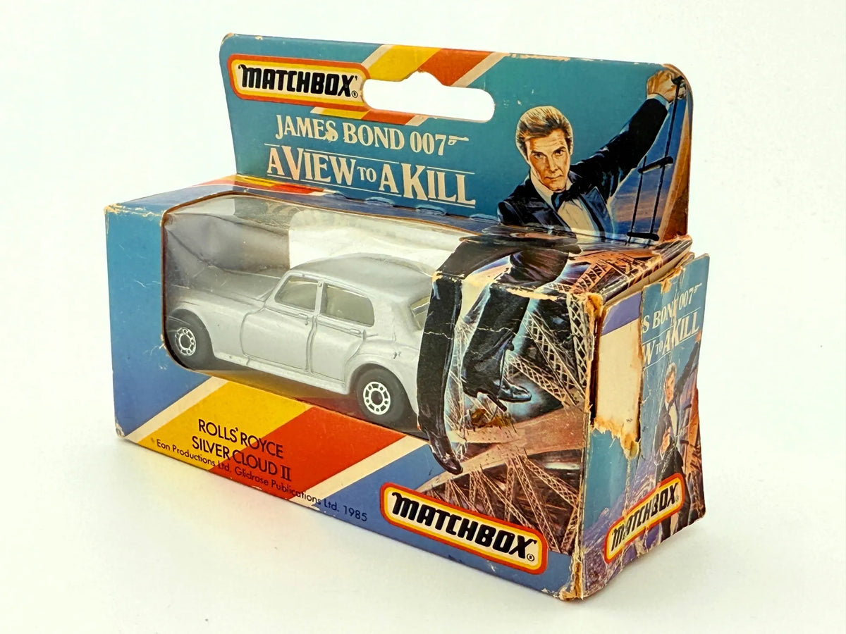 ROLLS ROYCE SILVER CLOUD II, Matchbox, Die cast 35995 16500, Srebrny, 1:43 – zdjęcie 7