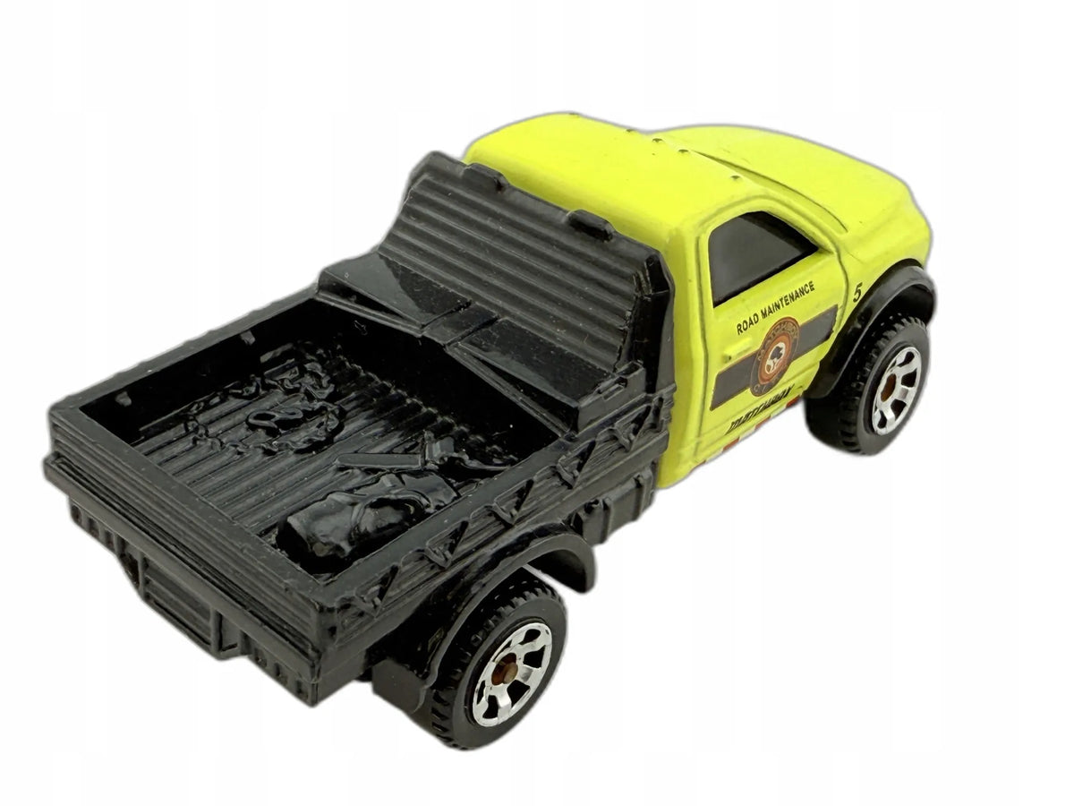 Ram Flatbed Mainline Matchbox 2018 Żółty 1:64 – zdjęcie 7
