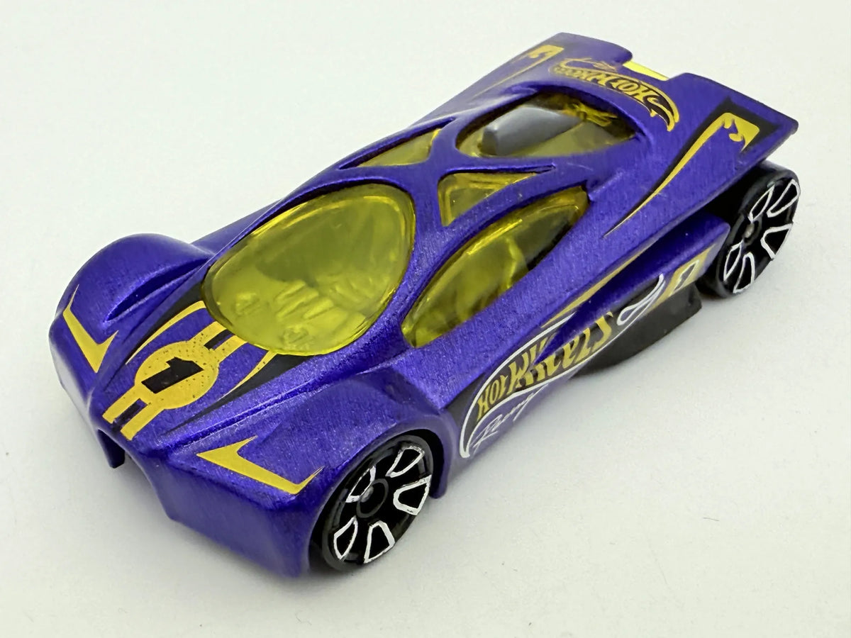 Sling Shot, Hot Wheels 2001, die cast resoraki, fioletowy, 1:64 – zdjęcie 8