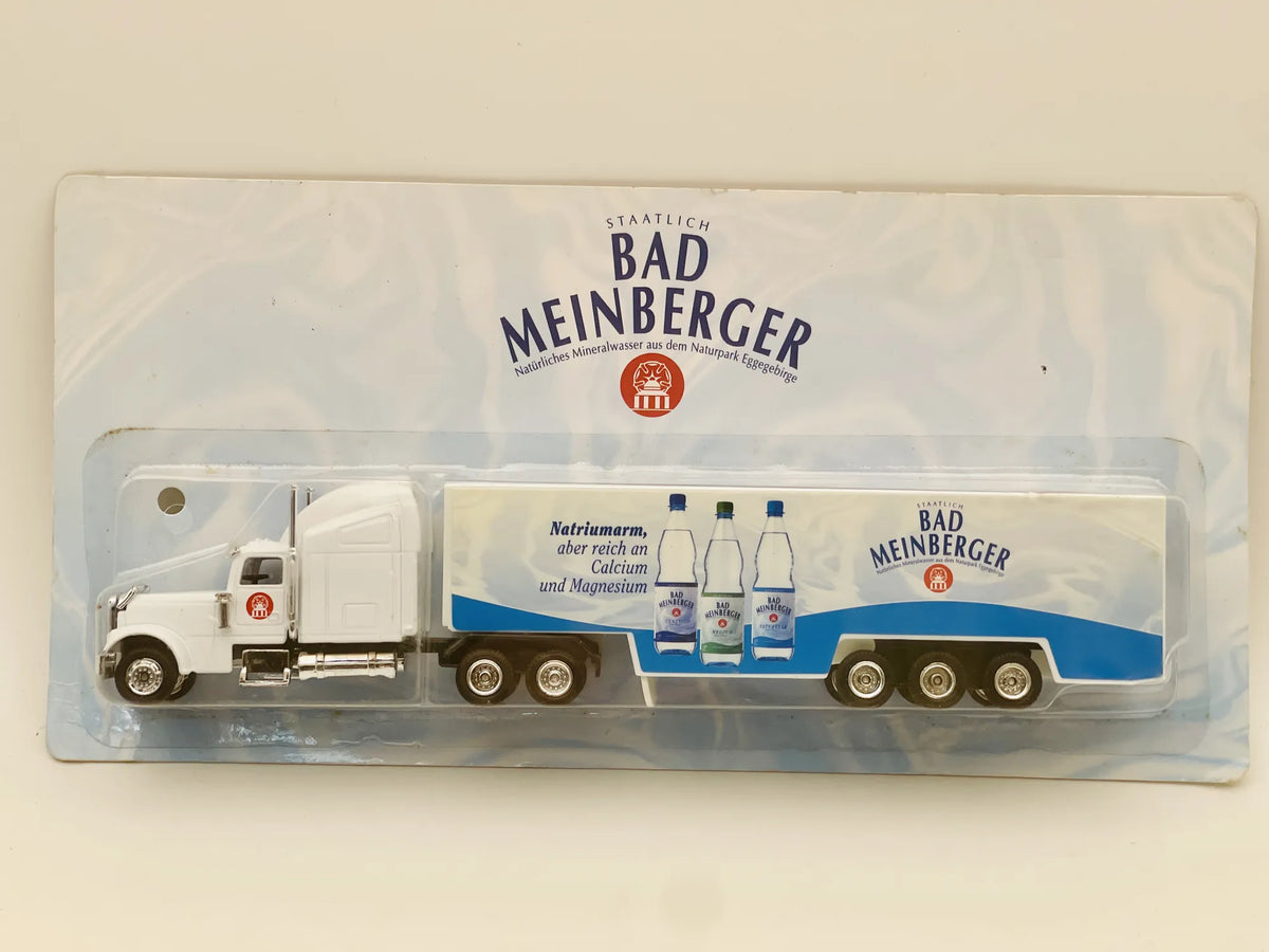 Freightliner Z Naczepą Furgonową Grell 1:87 BAD MEINBERGER Biały Blister – zdjęcie 4